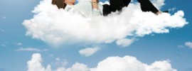 Business Woman Cloud